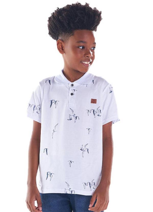 Polo Malha Branco