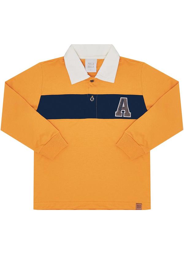 Polo Piquet com Elastano Amarelo