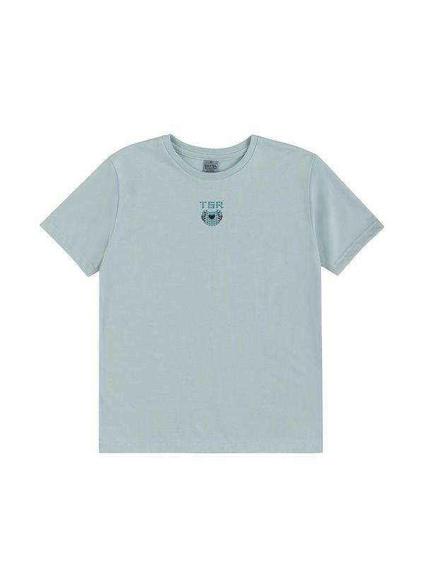 Camisa Manga Curta Azul