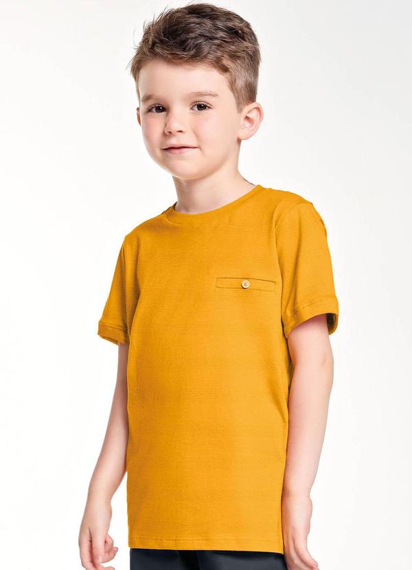 Vista 2 Camiseta Amarelo Trick Nick Trick Nick
