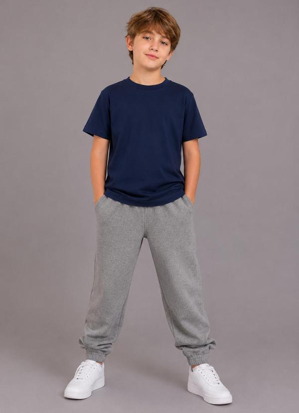 Camiseta Básica Infantil MeninoAzul
