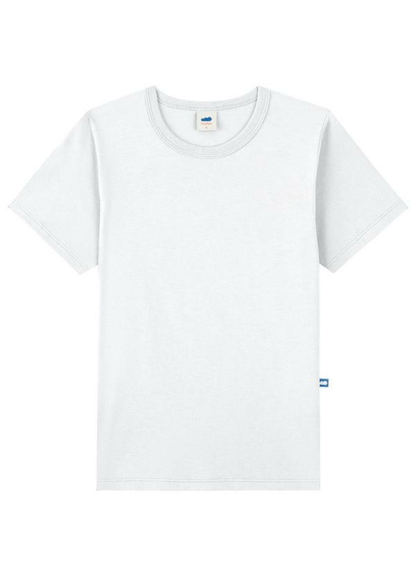 Camiseta Básica Meia Malha Branco