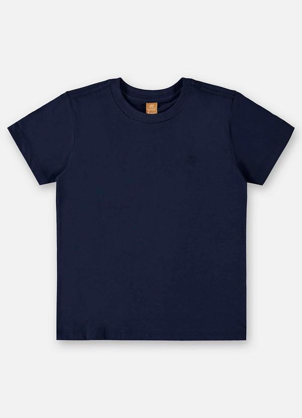 Camiseta Básica para Menino Azul