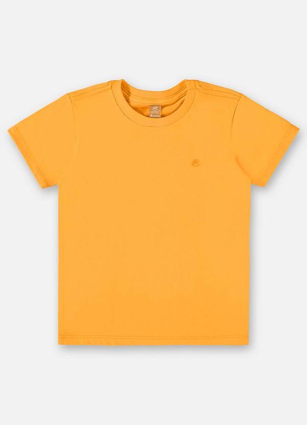 Camiseta Básica para Menino Laranja