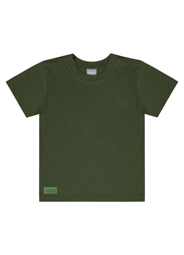 Vista 2 Camiseta Básica para Menino Verde Bee Loop Bee Loop