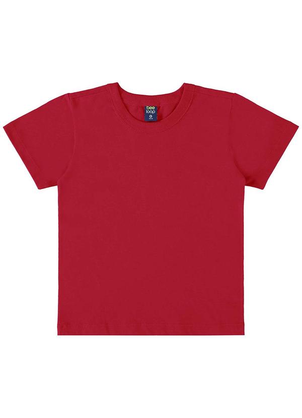 Camiseta Básica para Menino Vermelho