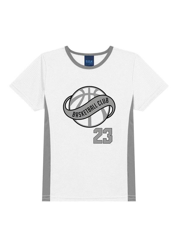 Camiseta Bebê Brkln Basketball Club 23 Branco
