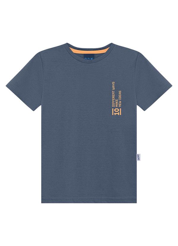 Camiseta Bebê Estampa 10 Different Ways Azul