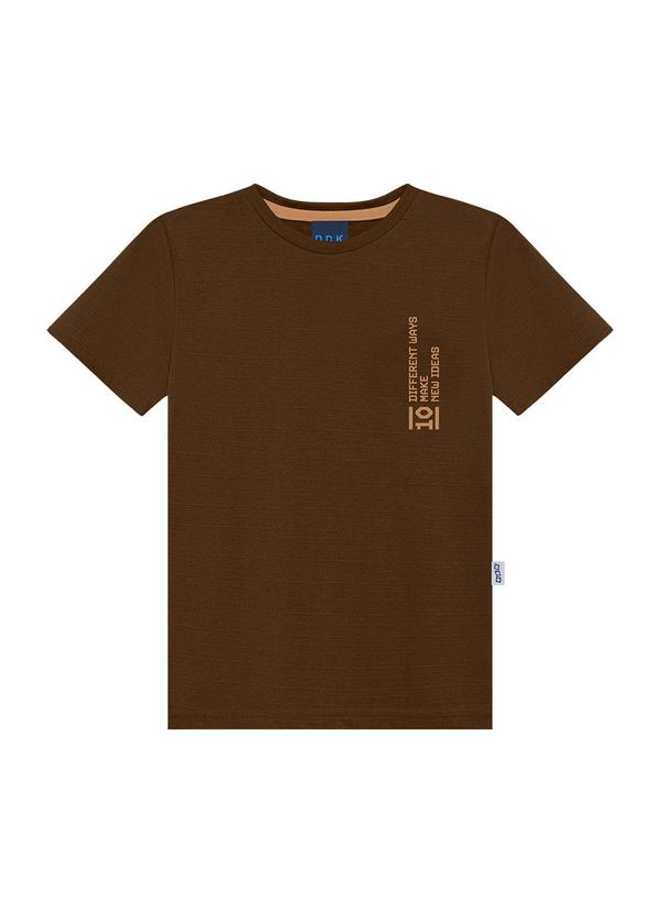 Camiseta Bebê Estampa 10 Different Ways Marrom