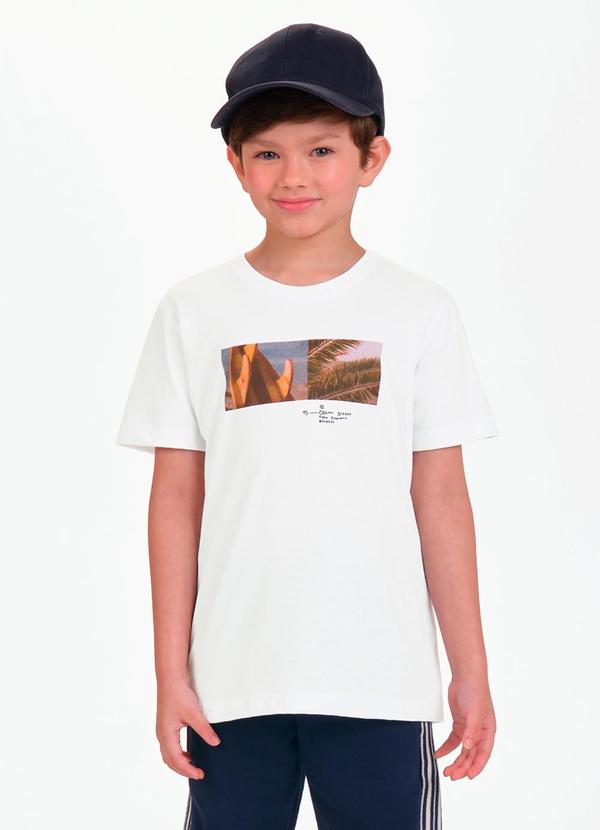 Vista 2 Camiseta Branco Colcci Colcci