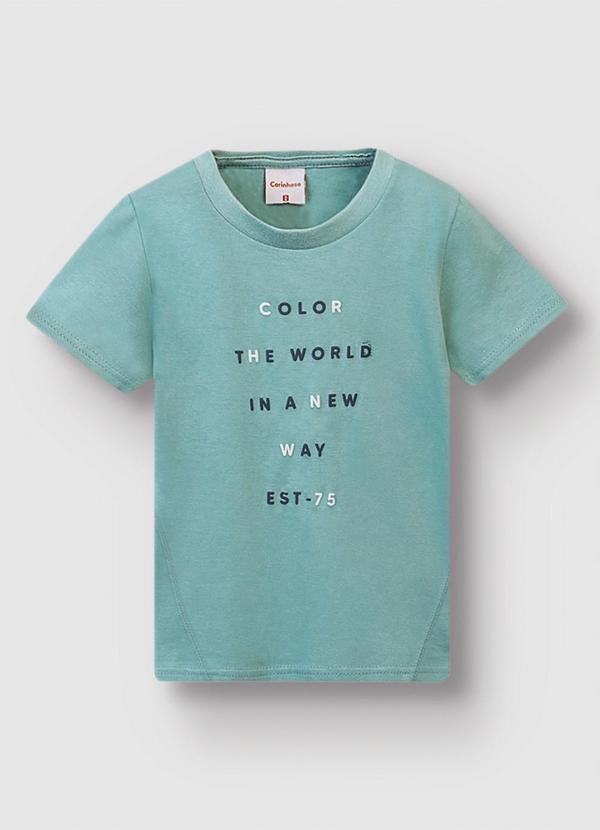 Camiseta Color The World In a New Way Azul