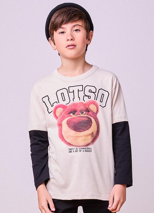 Camiseta com Estampa do Lotso Amarelo