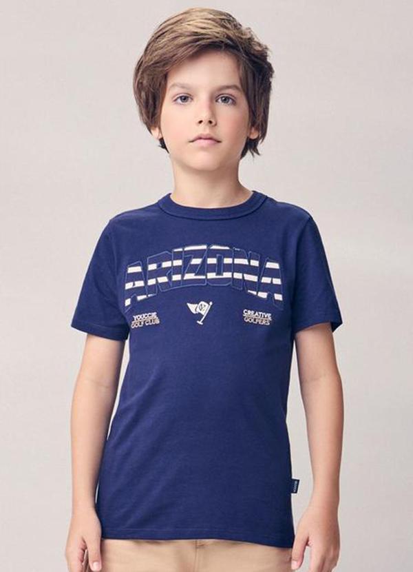 Camiseta com Patch Arizona Marinho