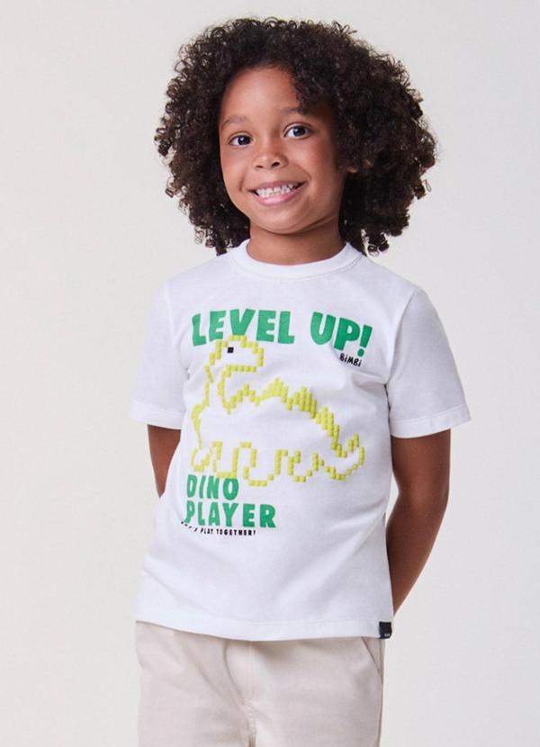 Camiseta Dino Player Off White