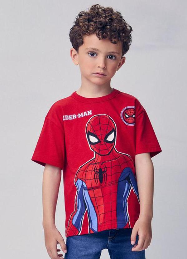Camiseta do Homem - Aranha Vermelho