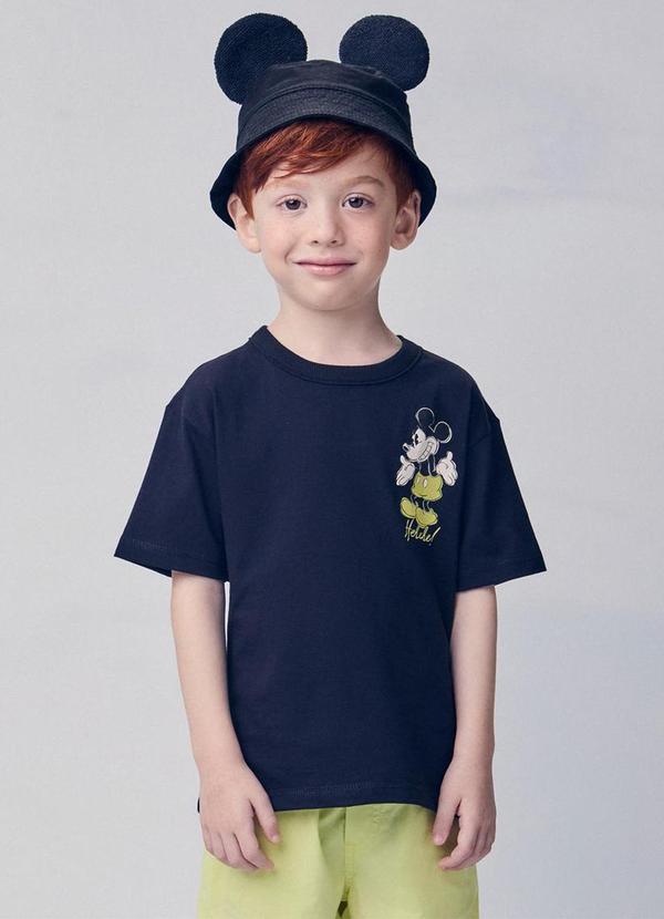 Vista 2 Camiseta do Mickey Mouse Preto Youccie Youccie