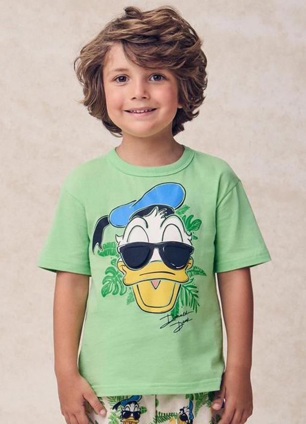 Camiseta do Pato Donald Verde