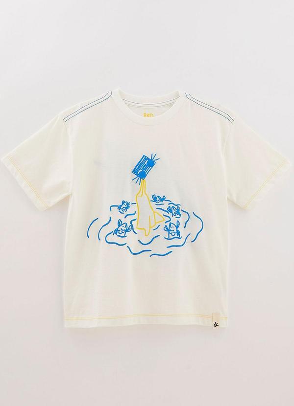Camiseta em Malha Branco