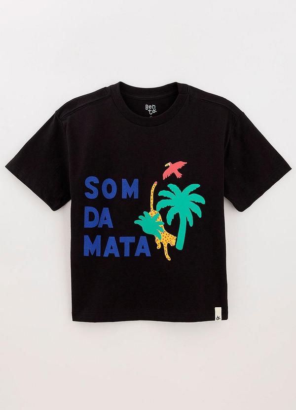 Camiseta em Malha Preto