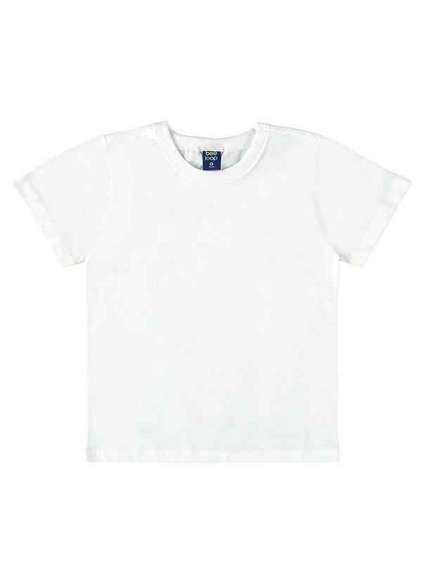 Vista 2 Camiseta em Meia Malha Branco Bee Loop Bee Loop