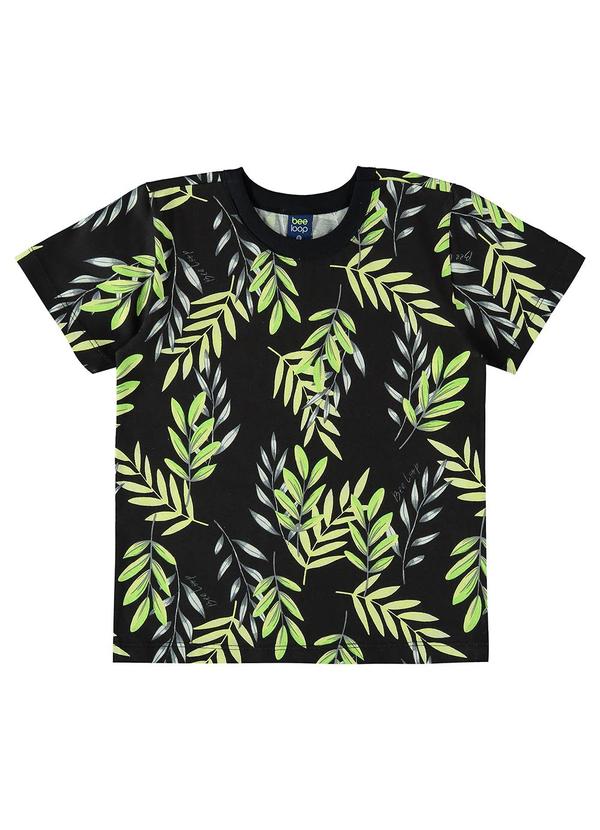 Camiseta em Meia Malha Preto