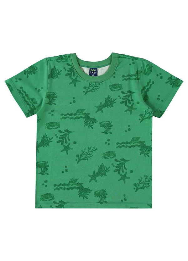 Camiseta em Meia Malha Verde