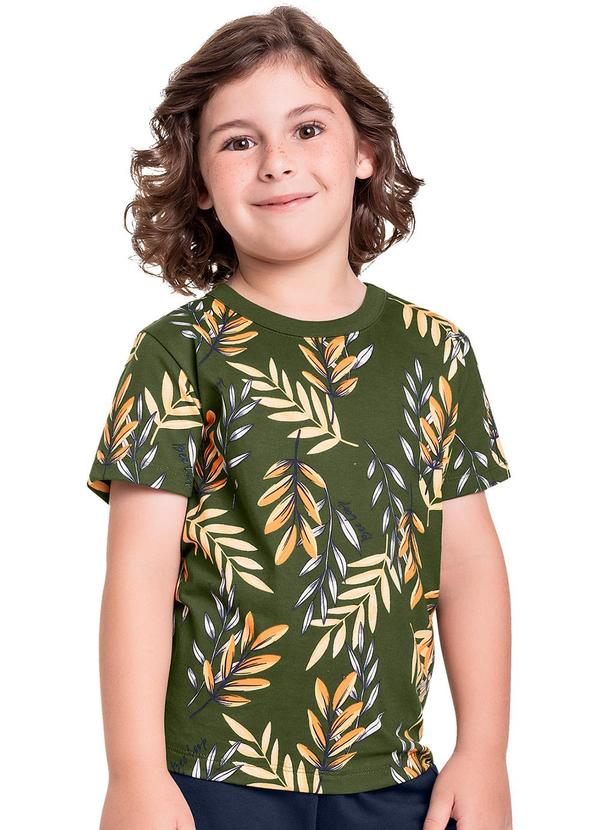 Camiseta em Meia Malha Verde