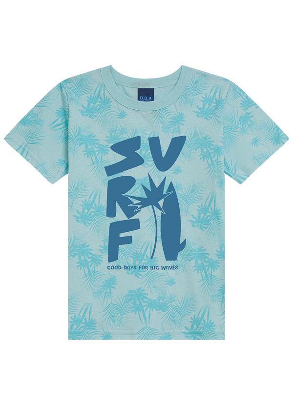 Camiseta Estampa Azul
