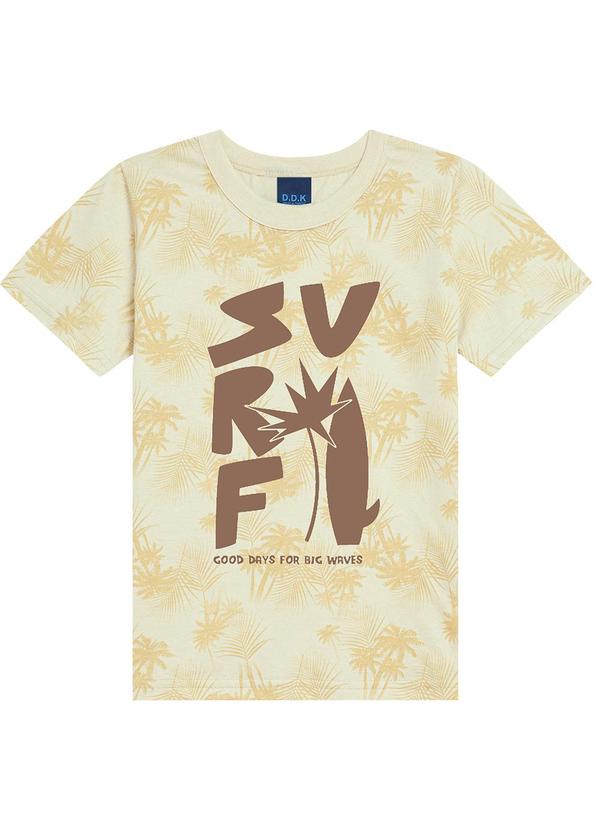 Camiseta Estampa Bege
