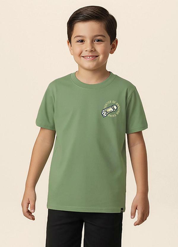 Camiseta Hunter Of Amazing Things Verde Menta