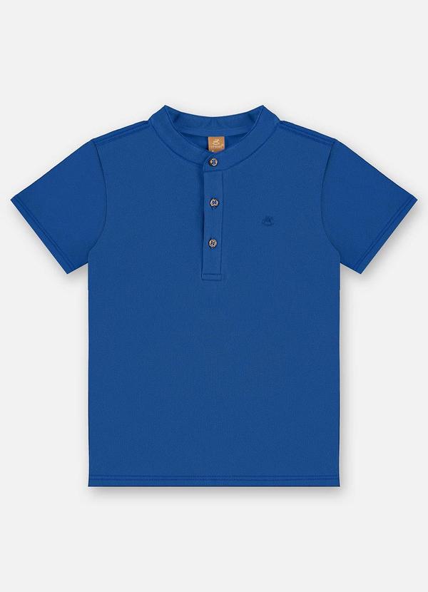 Camiseta Infantil Algodão Azul