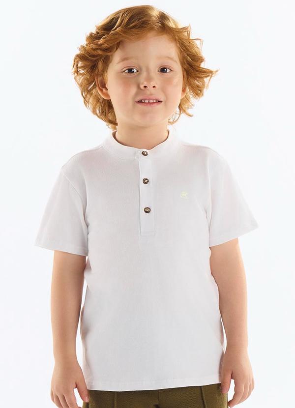 Camiseta Infantil Algodão Branco