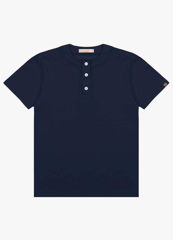 Vista 2 Camiseta Infantil Azul Trick Nick Trick Nick