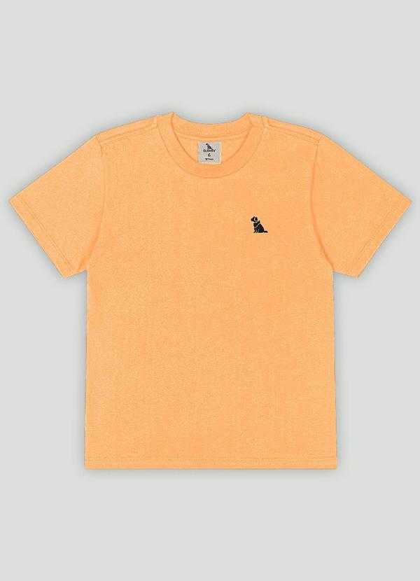 Camiseta Infantil Básica para Menino Quimby Rosa