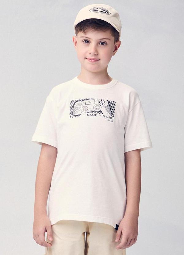Camiseta Infantil Future Game Branco