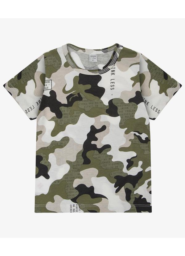 Camiseta Infantil Masculina Coqueiros Verde