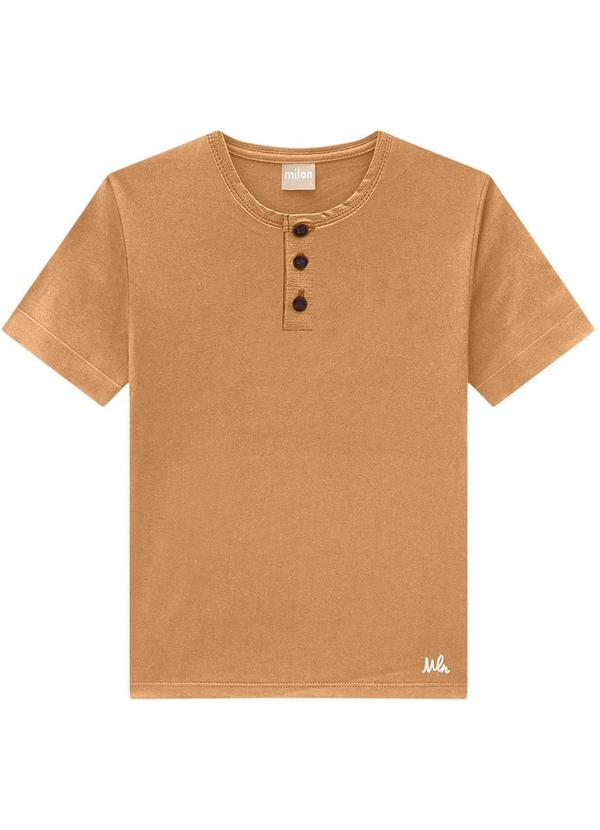 Camiseta Infantil Menino Marrom