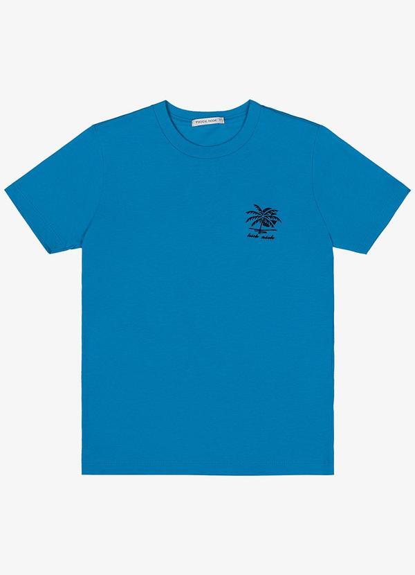 Vista 2 Camiseta Infantil Masculina Azul Trick Nick Trick Nick