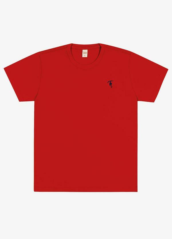 Vista 2 Camiseta Infantil Masculina Vermelho Trick Nick Trick Nick