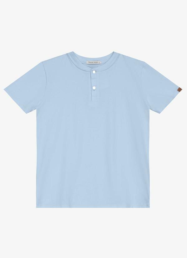 Vista 2 Camiseta Infantil Masculino Cotton Leve Azul Trick Nick Trick Nick