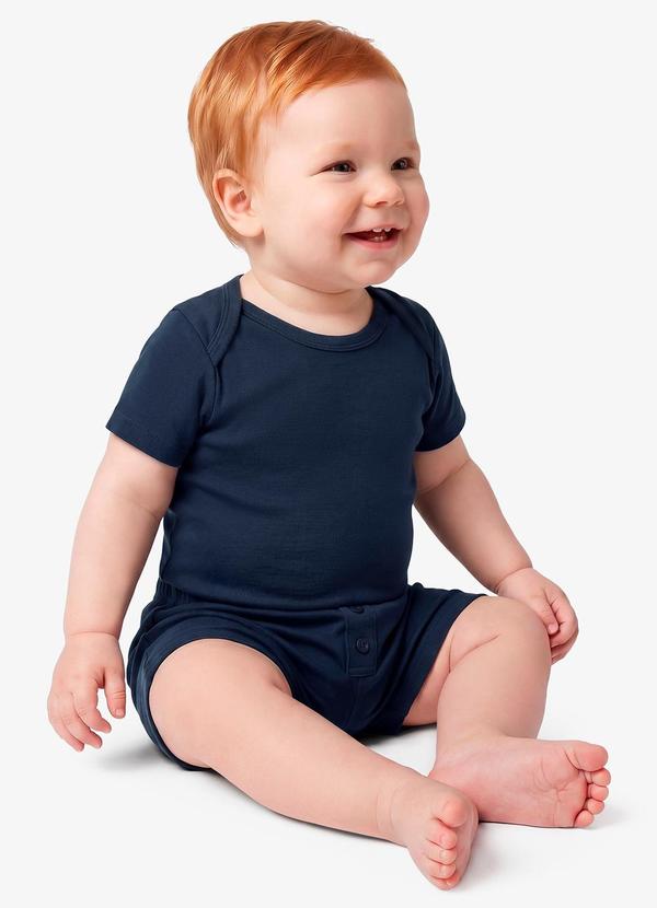 Camiseta Infantil Masculino Cotton Leve Azul