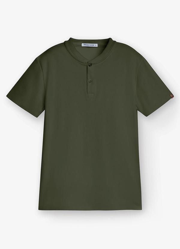 Vista 2 Camiseta Infantil Masculino Cotton Leve Verde Trick Nick Trick Nick