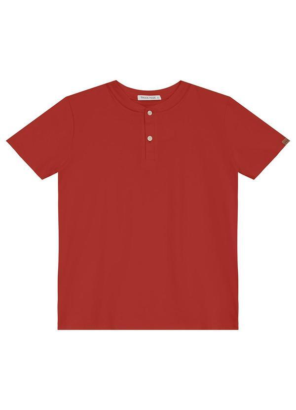 Vista 2 Camiseta Infantil Masculino Cotton Leve Vermelho Trick Nick Trick Nick
