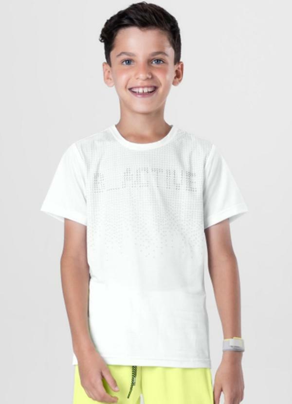 Vista 2 Camiseta Infantil Menino Active Branco