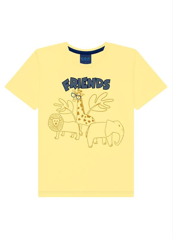 Camiseta Infantil Menino Amarelo