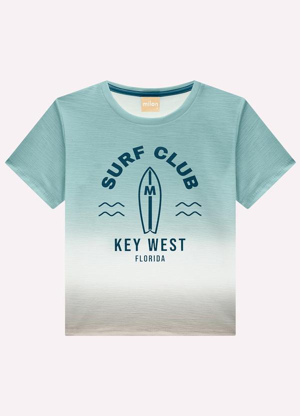 Camiseta Infantil Menino com Degradê Verde