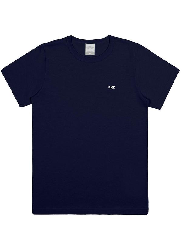 Camiseta Infantil Menino em Malha Básica Azul