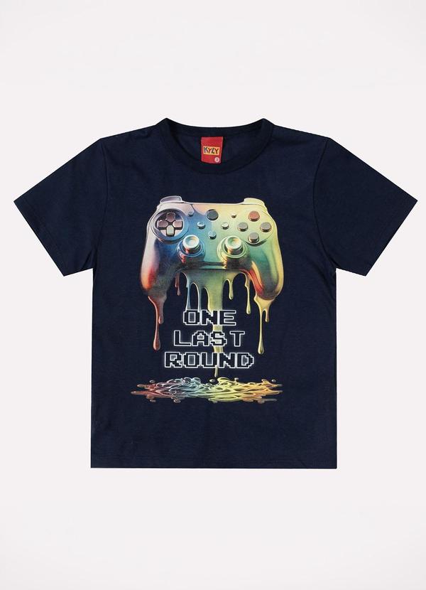 Camiseta Infantil Menino Estampa Marinho