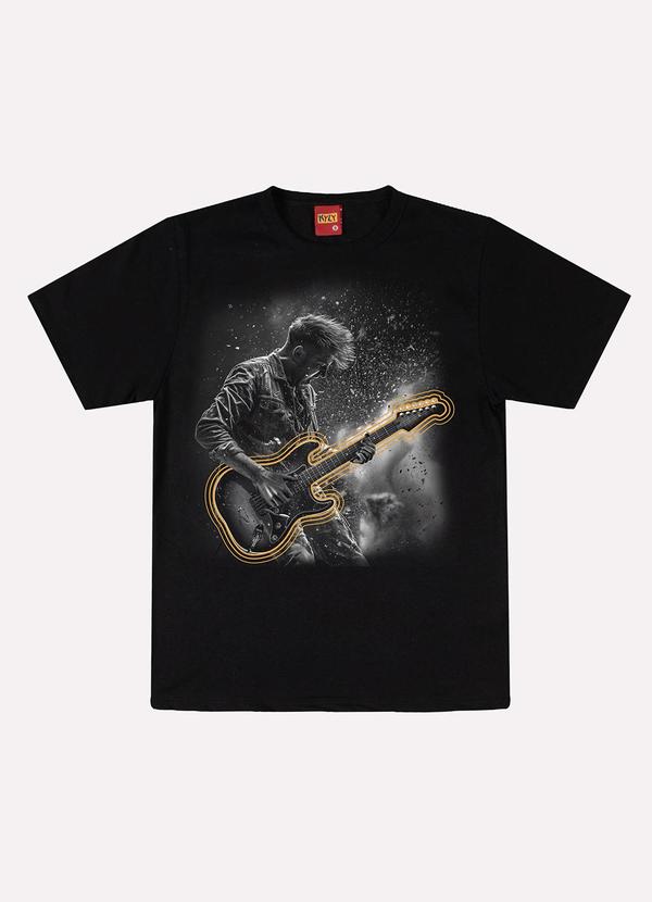 Camiseta Infantil Menino Estampa Preto