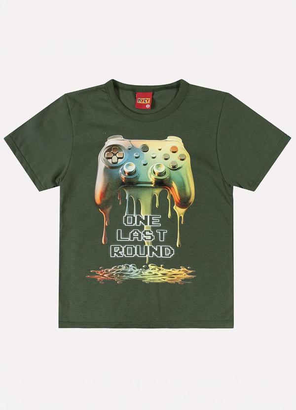 Camiseta Infantil Menino Estampa Verde